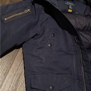 Polo Ralph Lauren Navy Puffer Jacket